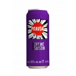 Pravda Brewery Thyme Saison