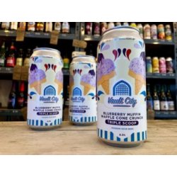 Vault City  Blueberry Muffin Waffle Cone Crunch  Ice Cream Sour - Wee Beer Shop