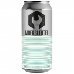 Moersleutel Craft Brewery Barcode: Turquoise Off-White