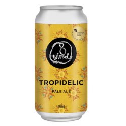 8 Wired Tropadelic Pale Ale 440ml BB 120924 - The Beer Cellar