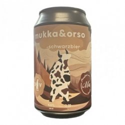 Mukka & Orso Schwarz 4,6% Vol 33 Cl Lattina - Beer Solution