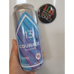 Zichovec Courage 13°5,5% 0,5l - Pivní lednice