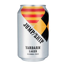 Jump Ship Brewing Co  Yardarm Lager - The Alcohol Free Drinks Company