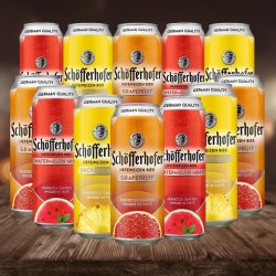 Schöfferhofer Pineapple, Grapefruit, Watermelon & Mint German Low Alcohol Beer Mixed Case – 2.5% ABV (12 Pack) - Beerhunter