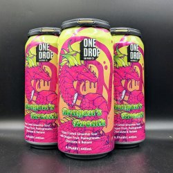 One Drop Dragon's Breath Triple Fruited Smoothie Sour Can 4pk - Saccharomyces Beer Cafe