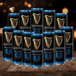 Guinness Draught Alcohol Free Stout 440ml Cans (12 Pack) - 0.0% ABV - Beerhunter