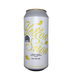 Vault City Brewing Yellow Snow, Lemon Drizzle Coconut Meringue Sour