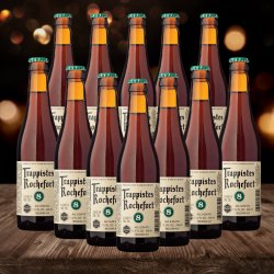 Trappistes Rochefort 8 Belgian Trappist Beer 330ml Bottles - 9.2% ABV (12 Pack) - Beerhunter