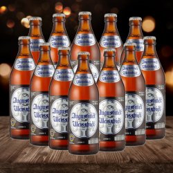 Augustiner German Weissbier 500ml Bottles - 5.4% ABV (12 Multipack) - Beerhunter