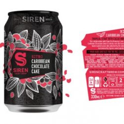 Siren Nitro Caribbean Chocolate Cake 2021 330ml Can - Kay Gee’s Off Licence