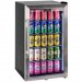AAA Schmick Outdoor Triple Glazed Alfresco Bar Fridge With Led Strip Lights, Lock and LOW E Glass, indoor use also perfect! - Model HUS-SC88-SS 