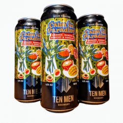 Ten Men: Calm in Paradise Orange Mango Apricot Vanilla - Little Beershop