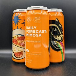 Collective Arts Daily Forecast Mimosa Sour Can 4pk - Saccharomyces Beer Cafe