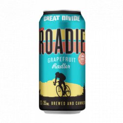 Great Divide ROADIE RADLER can 35.5cl - Bière Racer