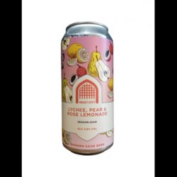 Vault City Brewing Lychee, Pear & Rose Lemonade Session Sour