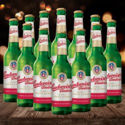 Budweiser Budvar Czech Lager 330ml Bottles - 5% ABV (12 Pack) - Beerhunter