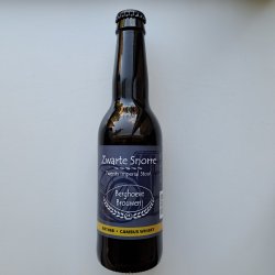 Zwarte Snorre BA Cambus Whiskey Stout - 330 ml - 11% - brouwerij de Berghoeve, Den Ham - GUN Speciaalbieren