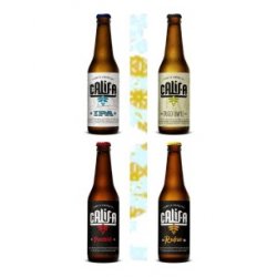 Lote de Cervezas Califa y camiseta regalo 24x33 - MilCervezas