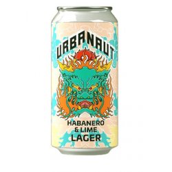 Urbanaut Habanero & Lime Lager 440mL - The Hamilton Beer & Wine Co