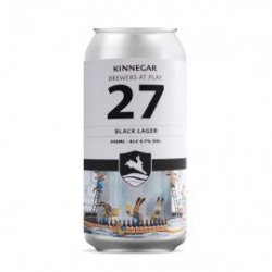 Kinnegar- Brewers at Play 27 Black Lager 4.7% ABV 440ml Can - Martins Off Licence