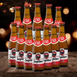 Jupiler Belgian Alcohol Free Beer 250ml Bottles - 0.0% ABV (12 Pack) - Beerhunter