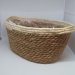 PANIER OVALE NATUREL 2 COULEURS + 2 ANS JUTE PANIER OVALE NATUREL 2 COULEURS + 2 ANS JUTE