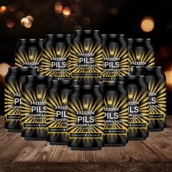 Freedom Brewery British Pilsner Craft Beer 330ml Cans - 12 Pack (4.4% ABV) - Beerhunter