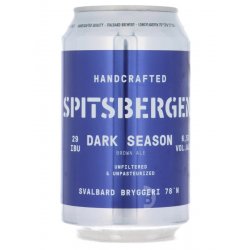 Svalbard Bryggeri Spitsbergen Dark Season Svalbard Bryggeri Spitsbergen Dark Season