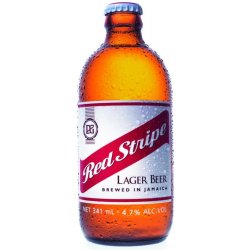 Red Stripe Beer of Jamaica 4,7% Vol. 24 x 33 cl EW Flasche Jamaica - Pepillo