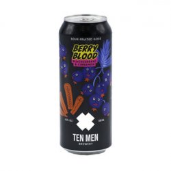 Ten Men Brewery Ten Men Brewery - BERRY BLOOD: BLACK CURRANT AND CINNAMON - Bierloods22