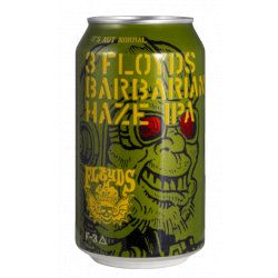 3 Floyds Brewing Co. Barbarian Haze IPA 6 pack 12 oz. Can - Petite Cellars