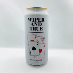 Wiper and True Brewery. Unfair Game [IPA] - Alpha Bottle Shop & Tap