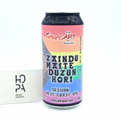 GARAGART Zaindu Maite Duzun Hori Lata 44cl - Hopa Beer Denda