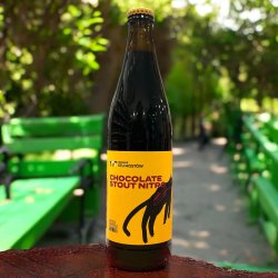 STU MOSTOW. CHOCOLATE STOUT NITRO. BOTELLA 500 ML. - Hidden Beers