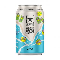 Lervig - Salt n Lime Summer Pilsner - 4.3% Light Summer Pils w Lime & Salt - 330ml Can - The Triangle