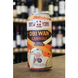 BREW YORK OBI WAN CANNOLI MILK STOUT - Cork & Cask