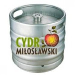 Miłosław: Cydr Miłosławski Półsłodki - keg zwrotny 30l - Piwne Mosty - Stu Mostow