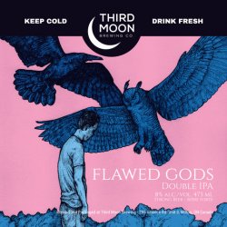 Hazy DIPA - 4-pk of Flawed Gods 473mL cans - Third Moon Brewing
