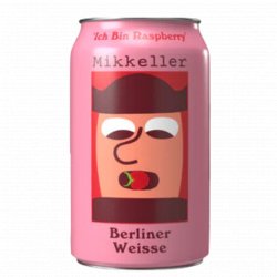 Mikkeller- Ich Bin Berliner Raspberry Berliner Weisse 3.7% ABV 330ml Can - Martins Off Licence