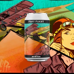 Aviateur First Flight - Bière Blonde Hoppy Pale Ale - Can 33cl - Aviateur