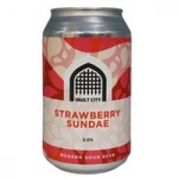 Vault City: Strawberry Sundae - puszka 330 ml - Piwne Mosty - Stu Mostow