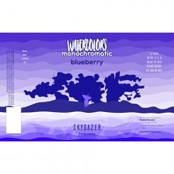 Skygazer Brewing Company Watercolors Monochromatic - Blueberry