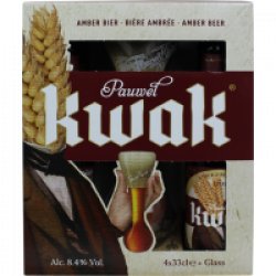 Inbev Coffret Kwak Ambrée - Charlemagne Boissons