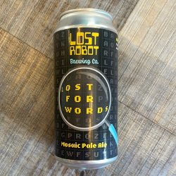 Lost Robot Brewing Co - Lost For Words (Pale Ale - American) - Lost Robot