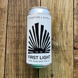 Duration x Baron Brewing  First Light  IPA - Beer No Evil