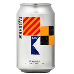 Jump Ship  YARDARM LAGER - The Alcohol Free Co