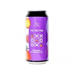 ODU Brewery - TIC TAC TOE Pineapple & Passion Fruit 0,44l plech 4,5% alk. - Beer Butik