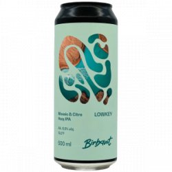 Browar Birbant  Lowkey - Rebel Beer Cans