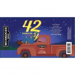 Muskogee Brewing Company 42 Double IPA