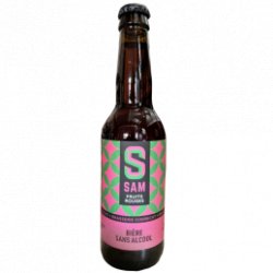 Bière Sans Alcool SAM Fruits Rouges - Saveurs Fruitées Gourmandes - Bières du Nord